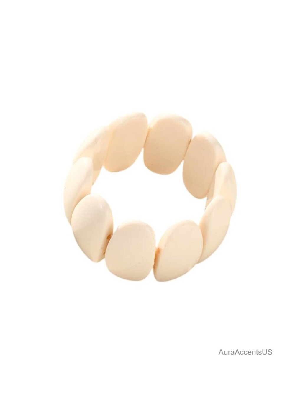 Chunky Acrylic Resin Stretch Bangle Bracelet Geometric Cuff for Women
